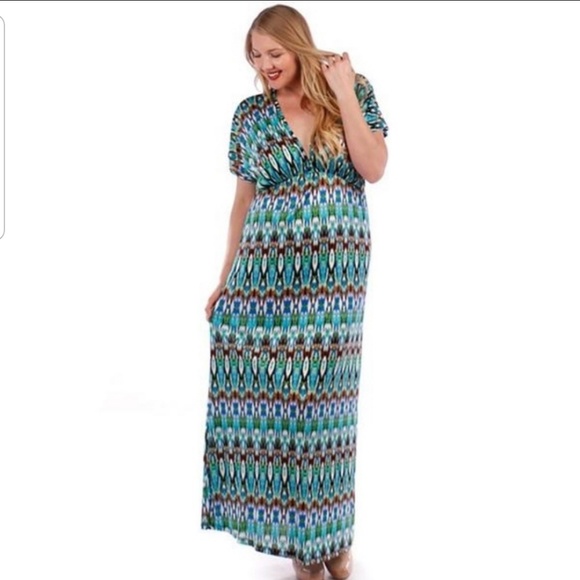 Yummy Plus short sleeve dress - Picture 1 of 4